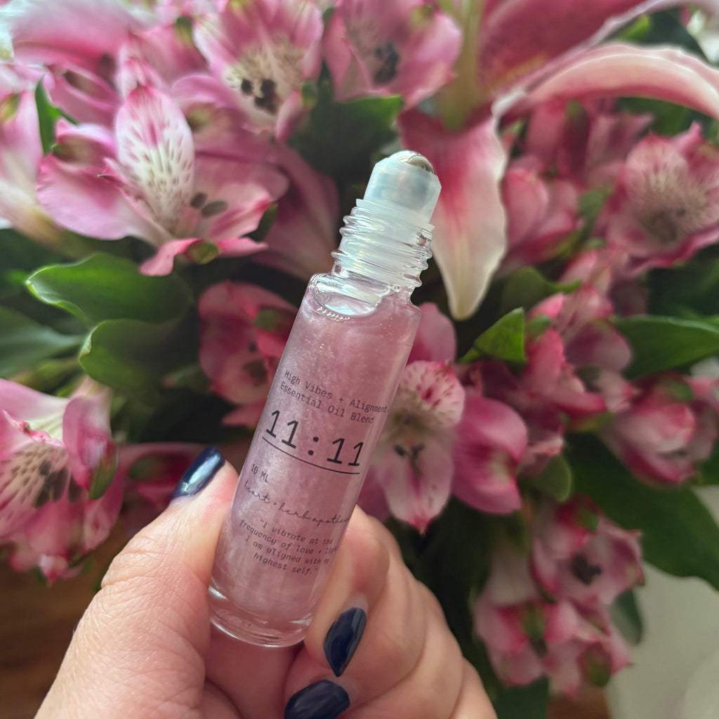 11:11 Alignment Roller | Clear Quartz Essential Oil Blend for High Vibes & Manifesting